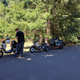 Quick break at a rest stop